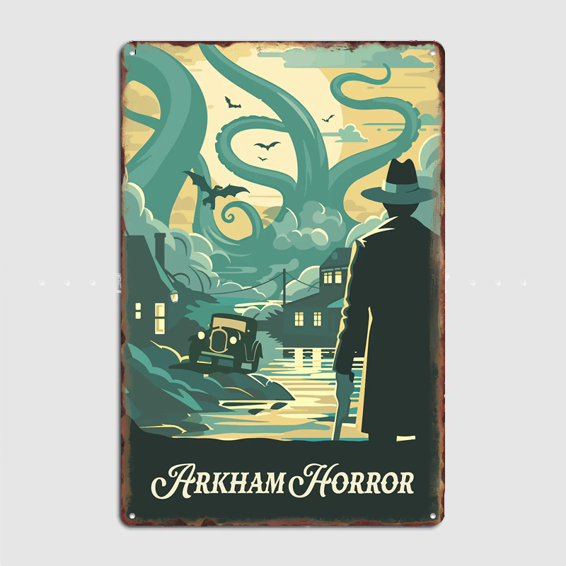 Board Game Room - Arkham Horror Board Game Inspired Poster