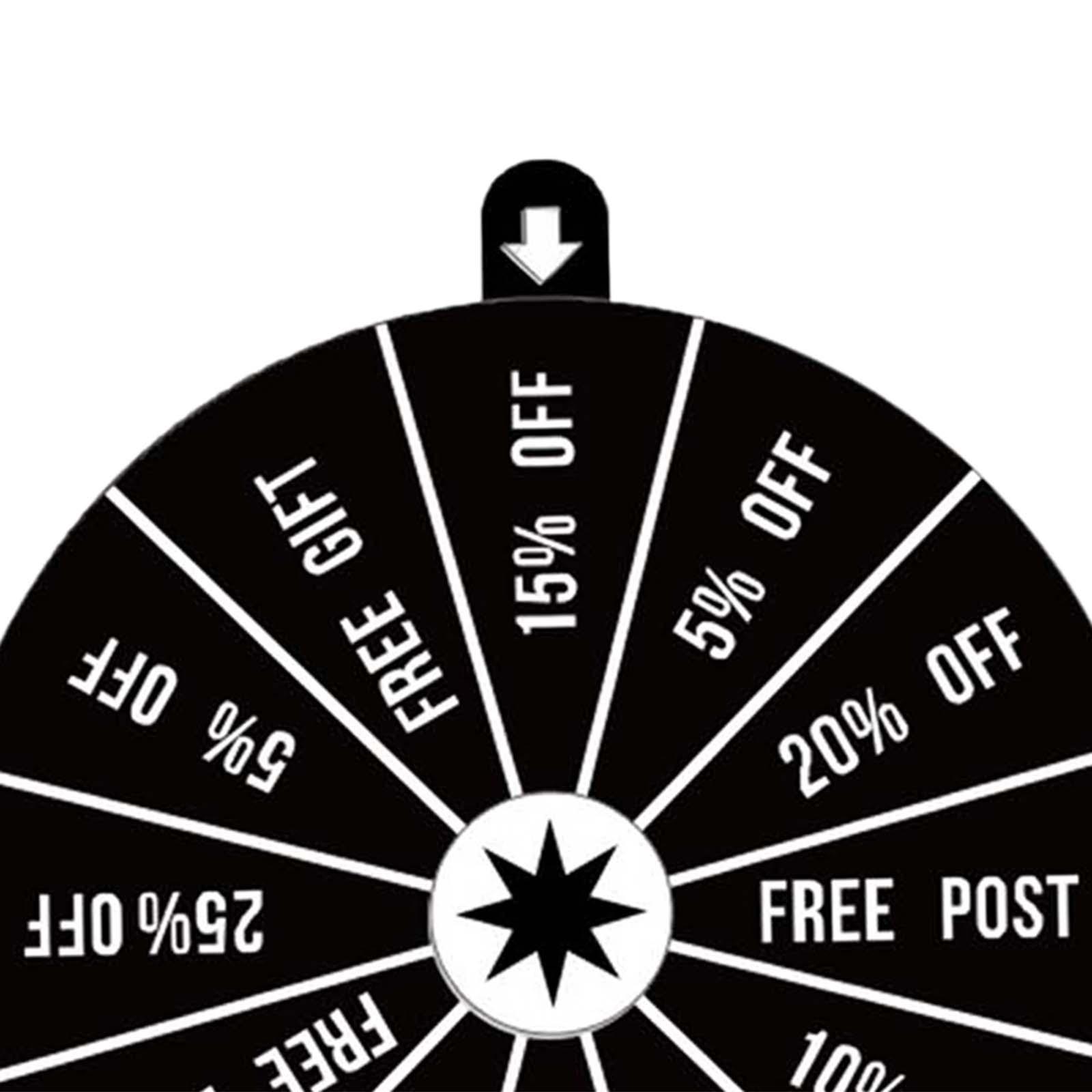 Board Game Cafe - Durable Acrylic Rotating Game Wheel Tabletop