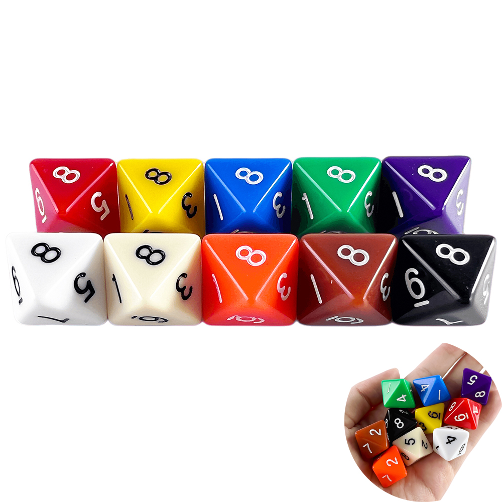 Board Game Digital - D8 Polyhedral Dice 15.5mm TRPG DND