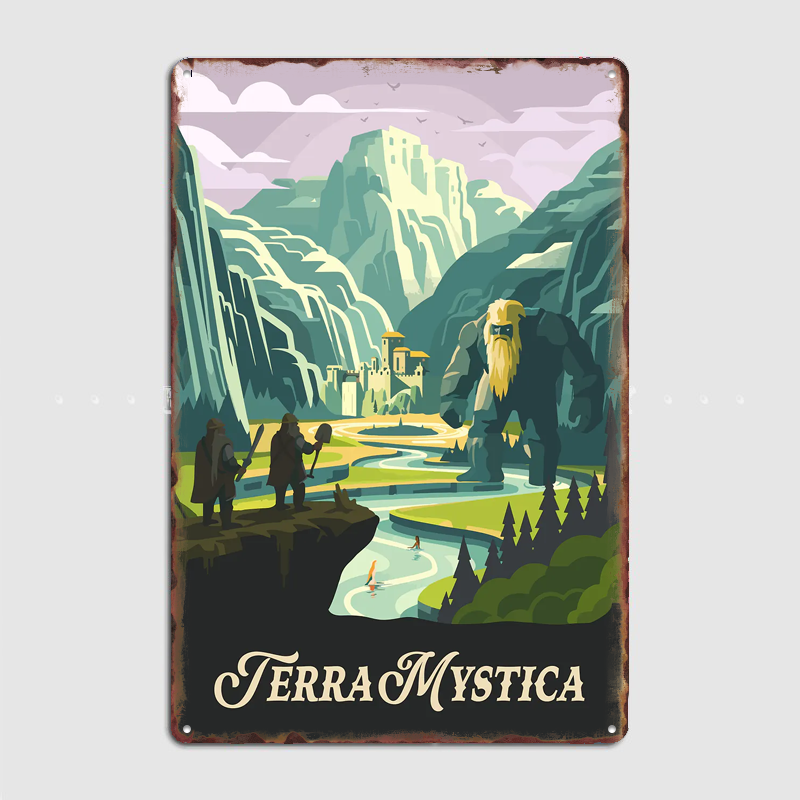 Board Game Room - Terra Mystica Board Game Inspired Poster
