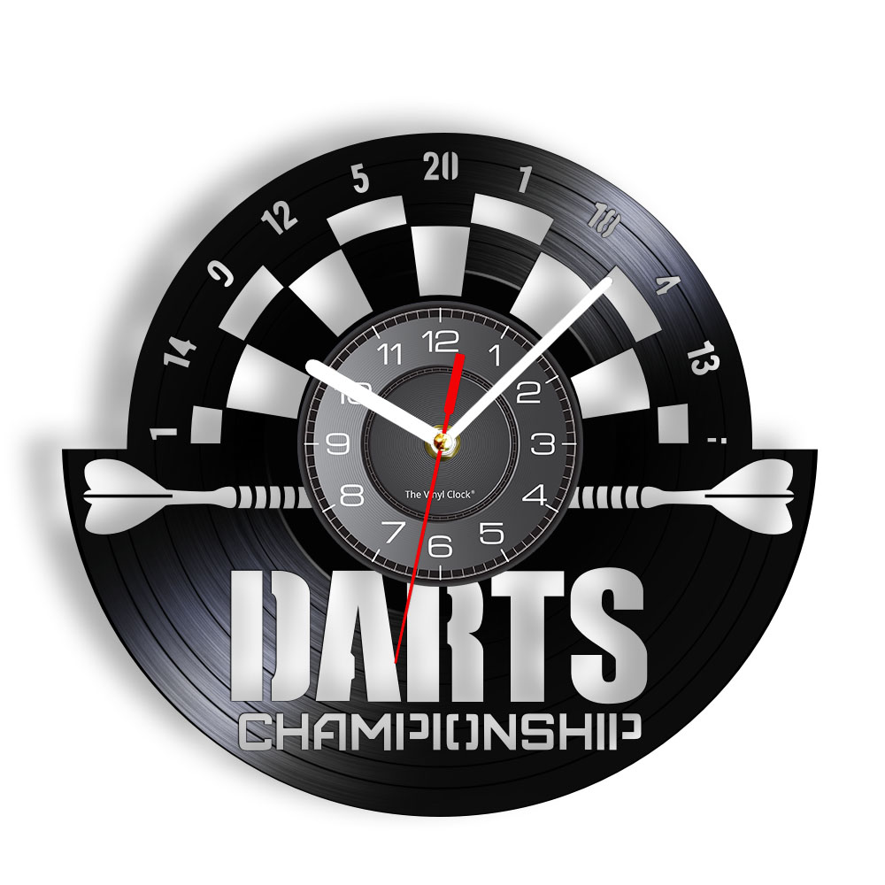 Board Game Room - Darts Board Game Modern Wall Clock