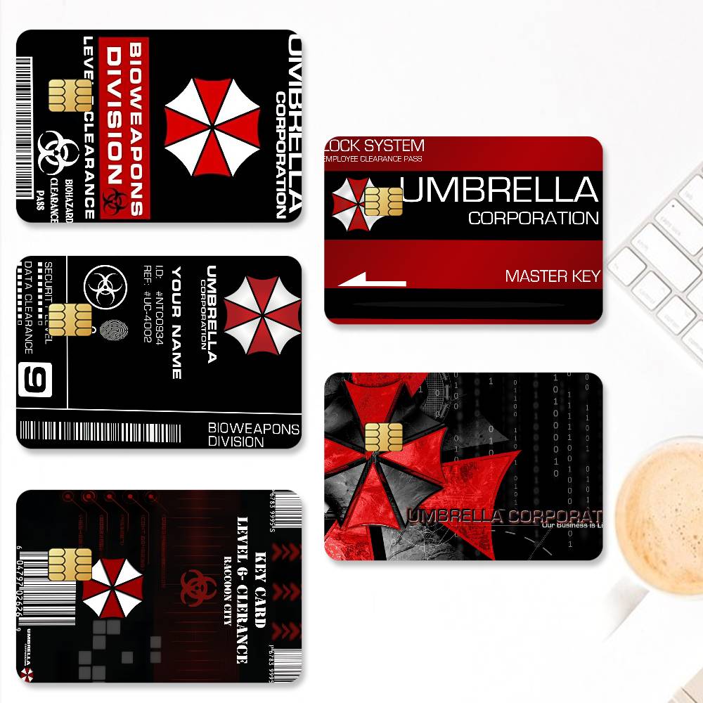 Board Game Resident Evil - Game R-Resident E-Evil-S Credit Card Stickers
