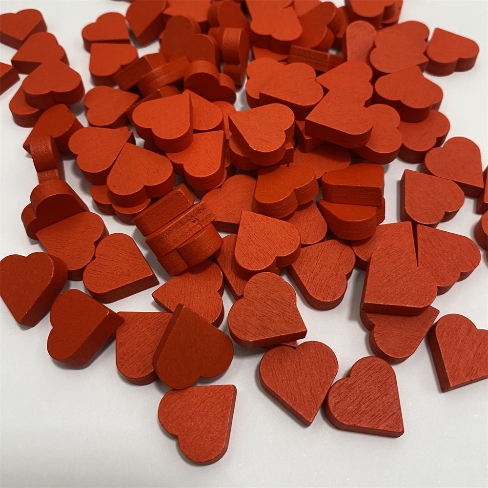 100Pcs 15mm*5mm Red Heart-Shap - Board Game Sequence 评论和价格