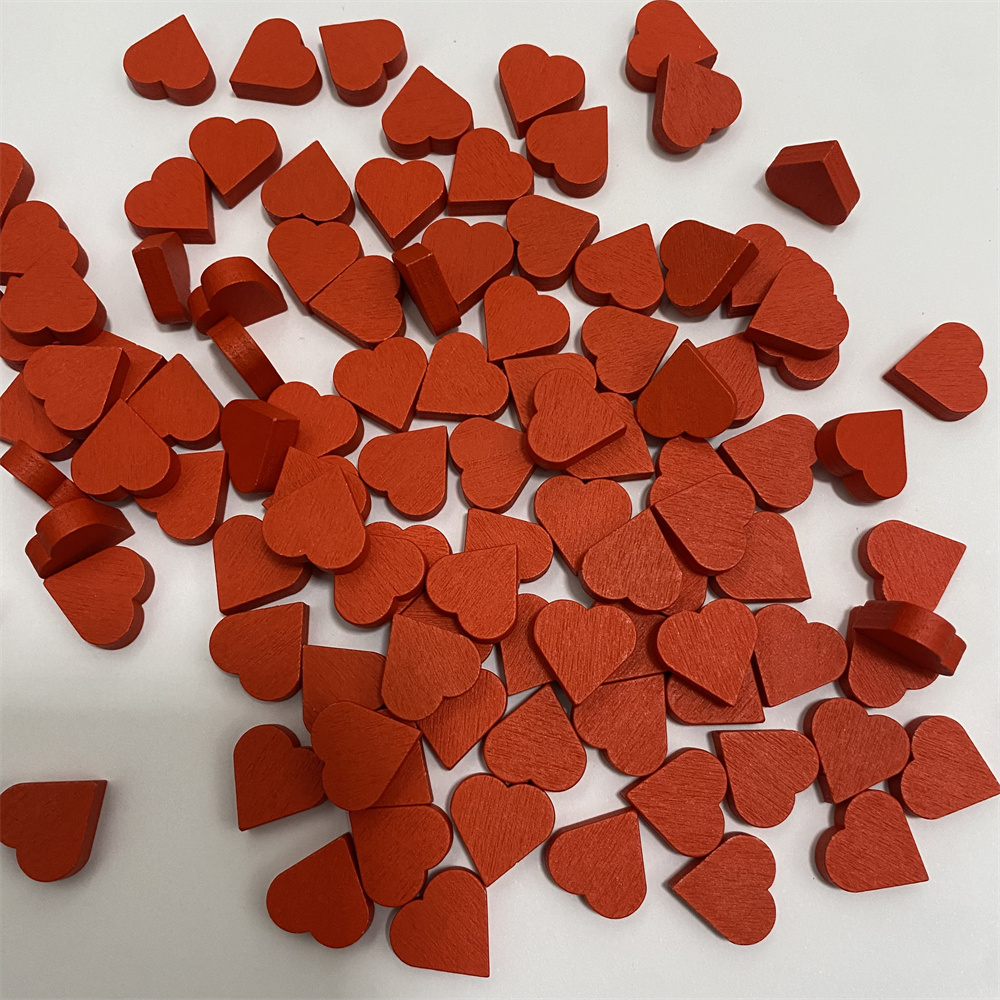 100Pcs 15mm*5mm Red Heart-Shap - Board Game Sequence 评论和价格