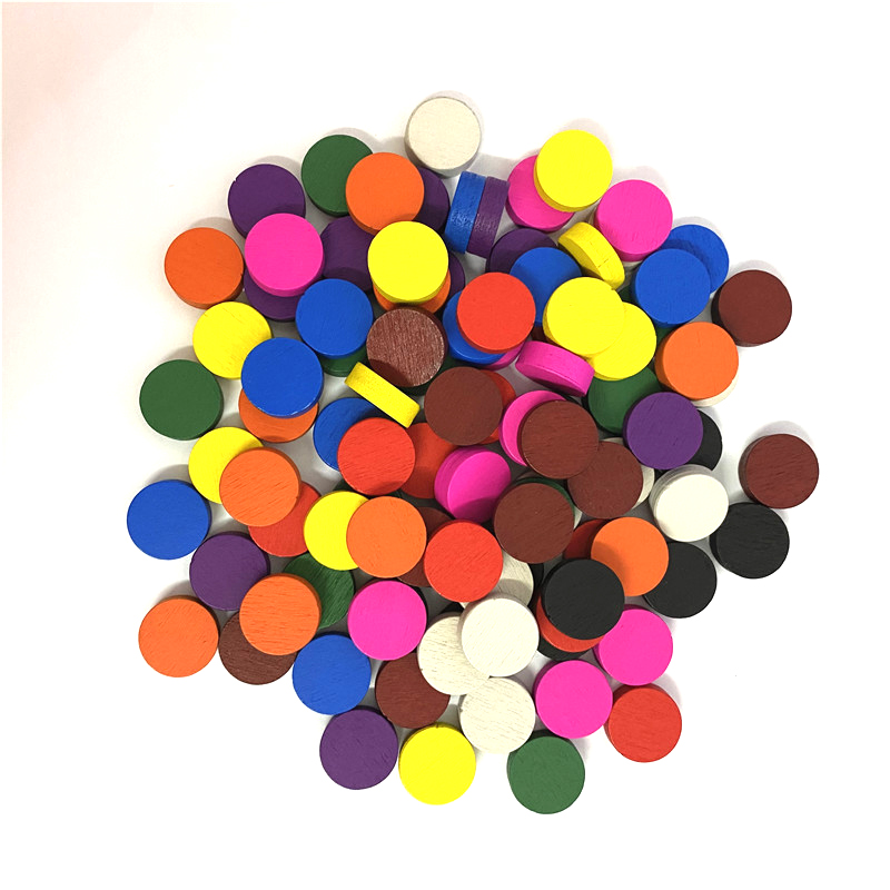 50pieces 15*5MM 11 Colors Wood - Board Game Sequence 评论和价格