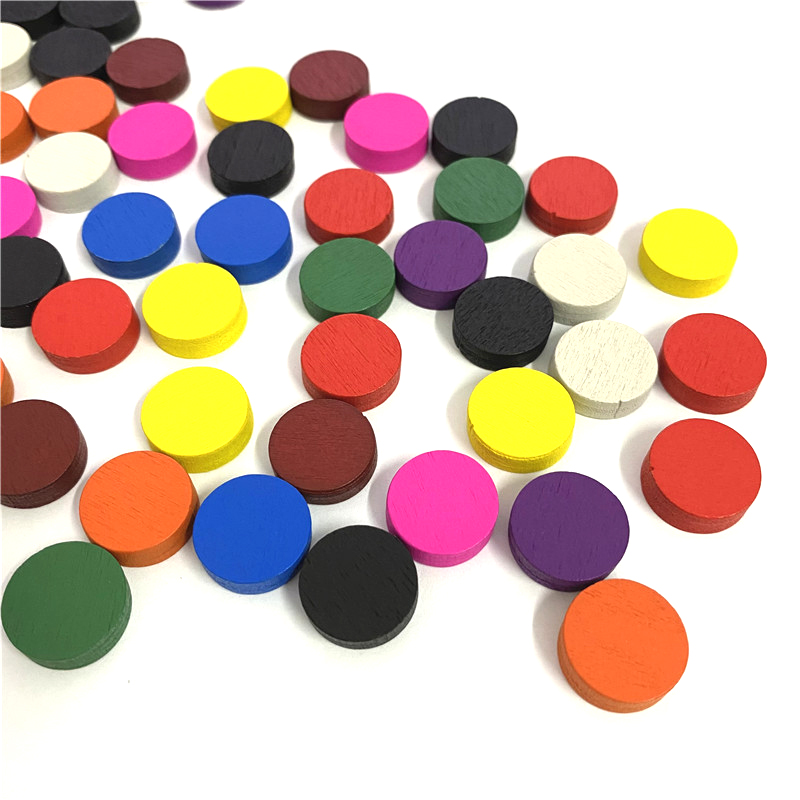 50pieces 15*5MM 11 Colors Wood - Board Game Sequence 评论和价格