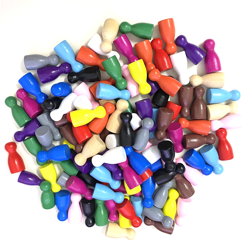 100 Pcs/Set 24*12mm Chess Piec - Board Game Sequence 评论和价格