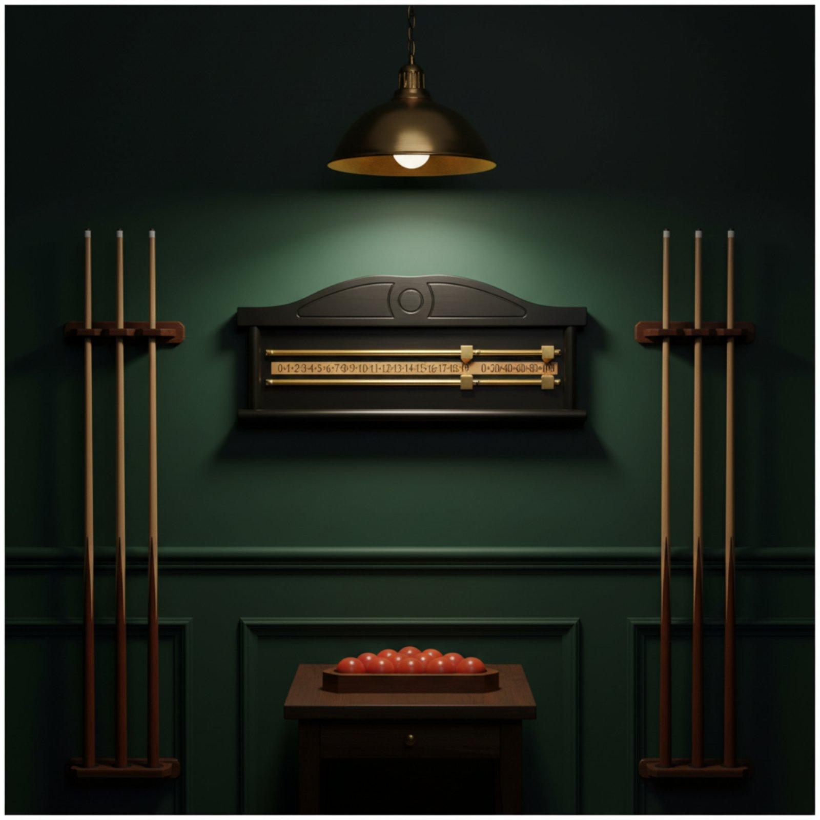 Snooker Scoreboard with Dual T - Board Game Room 评论和价格