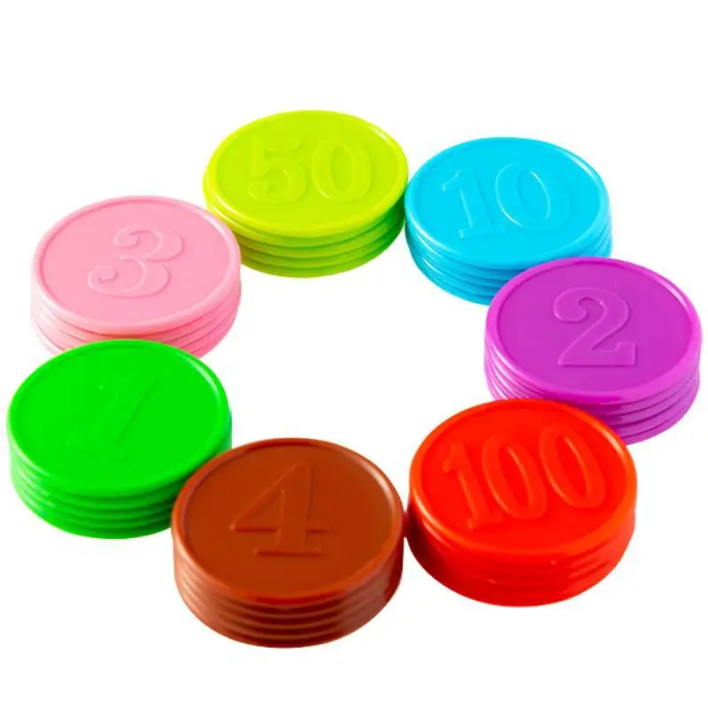 80pcs Plastic Chip Coin Set Le - Board Game Sequence 评论和价格