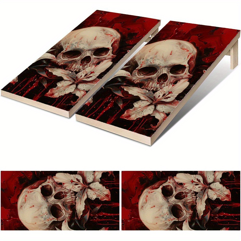 Blood Colored Skull & Flower W - Board Game Film 评论和价格
