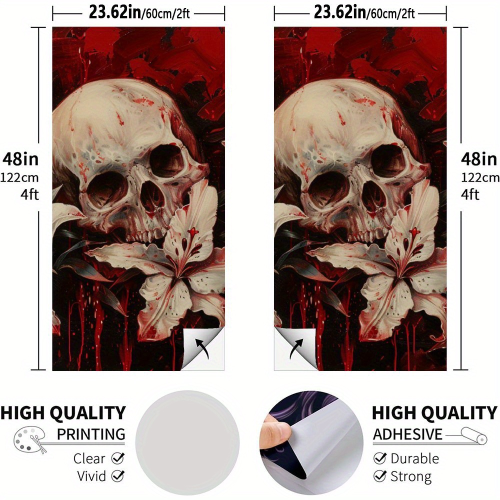 Blood Colored Skull & Flower W - Board Game Film 评论和价格