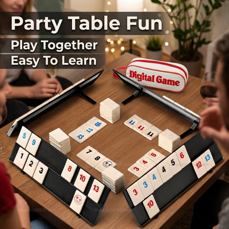 2026 New Rummy Cube Game Set w - Board Game Sequence 评论和价格