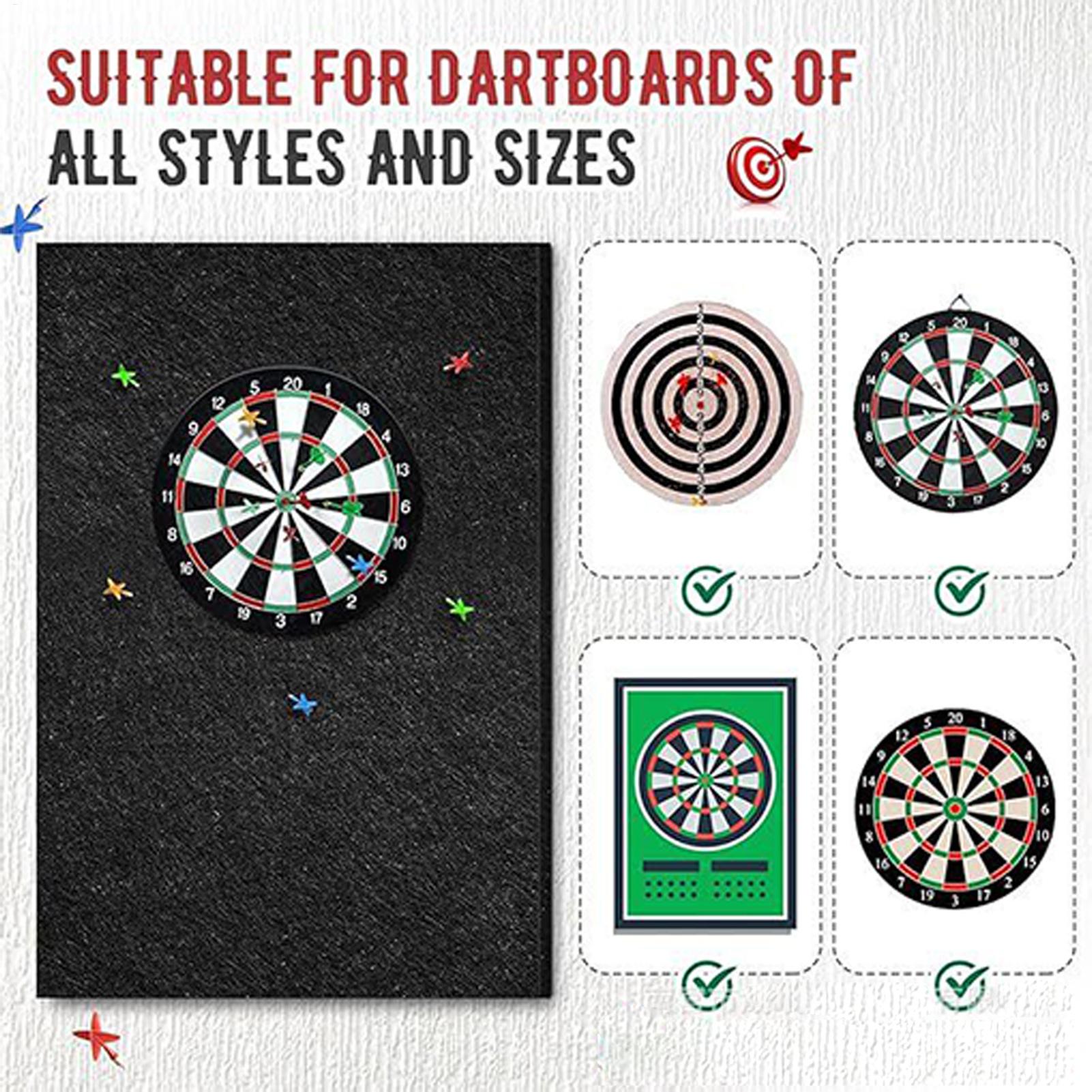 Dart Board Wall Protector Felt - Board Game Room 评论和价格