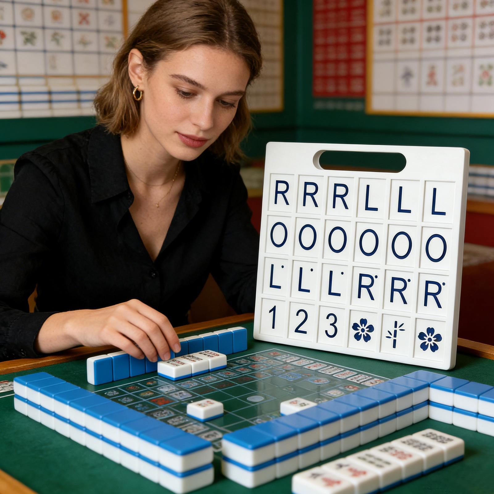 Solo Mahjong Board 24 Slots Po - Board Game Room 评论和价格