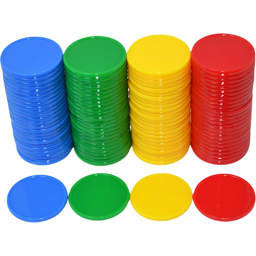 100 Chips & 10 Dices Set - 19m - Board Game Sequence 评论和价格