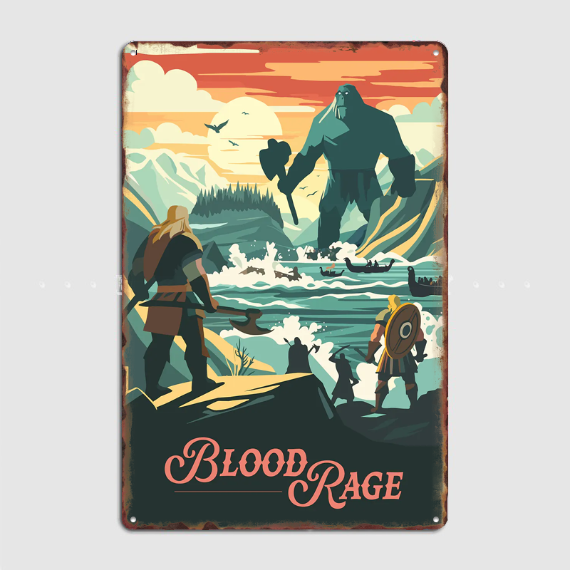 Blood Rage Board Game Inspired - Board Game Room 评论和价格