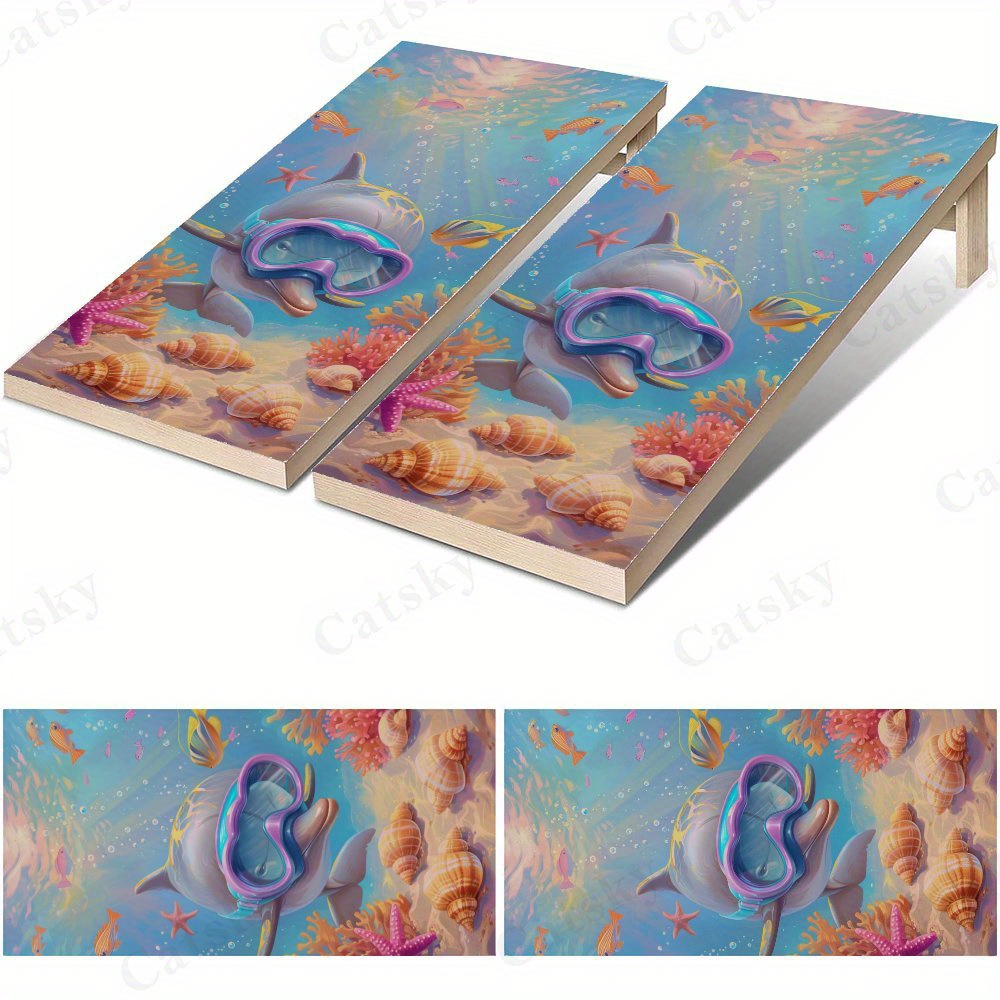 Marine Cute Dolphin Waterproof - Board Game Film 评论和价格