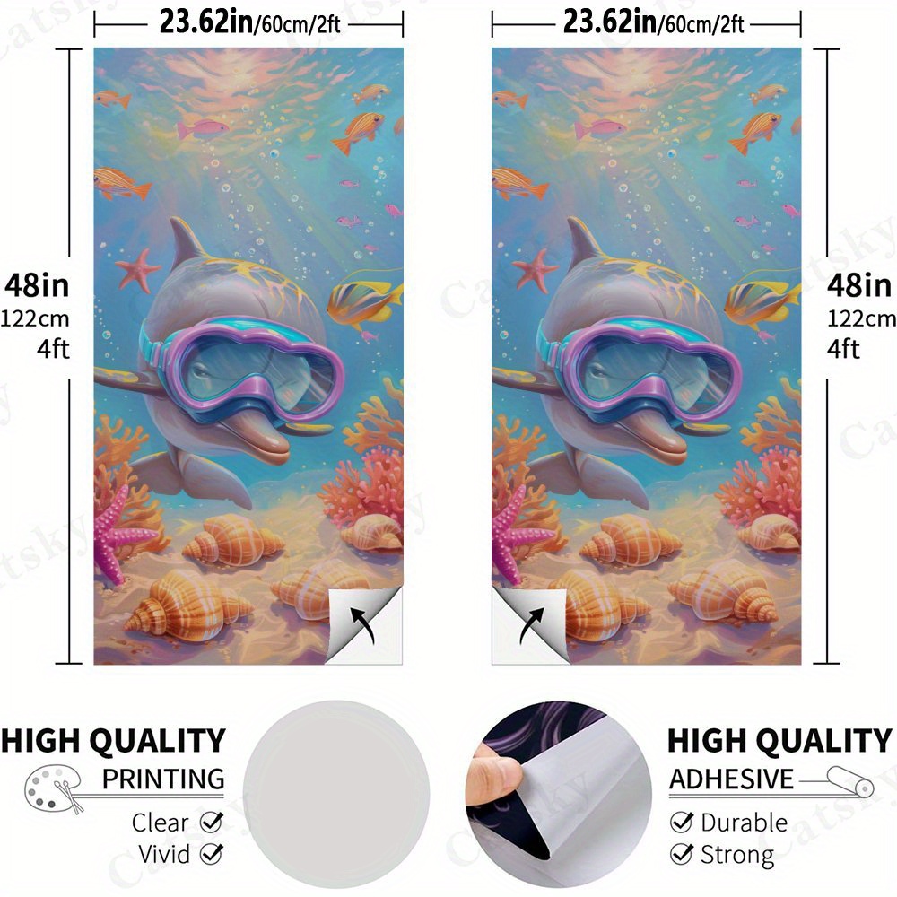 Marine Cute Dolphin Waterproof - Board Game Film 评论和价格