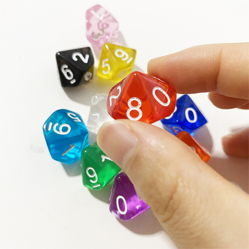 50PCS/lots Colorful Transparen - Board Game Digital 评论和价格