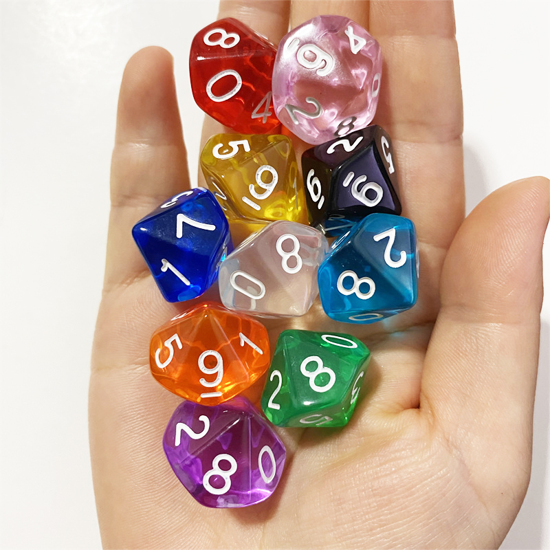 50PCS/lots Colorful Transparen - Board Game Digital 评论和价格