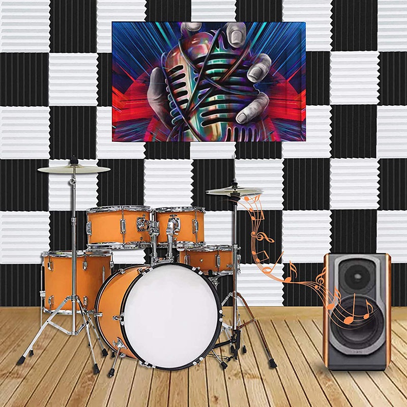 AT02-12 Pcs Acoustic Foam Boar - Board Game Room 评论和价格