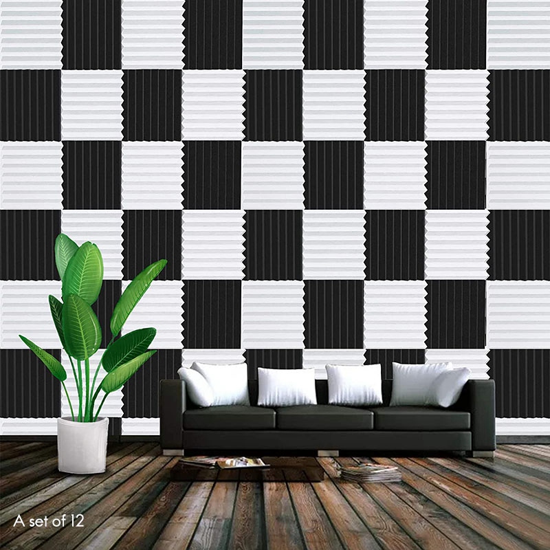AT02-12 Pcs Acoustic Foam Boar - Board Game Room 评论和价格